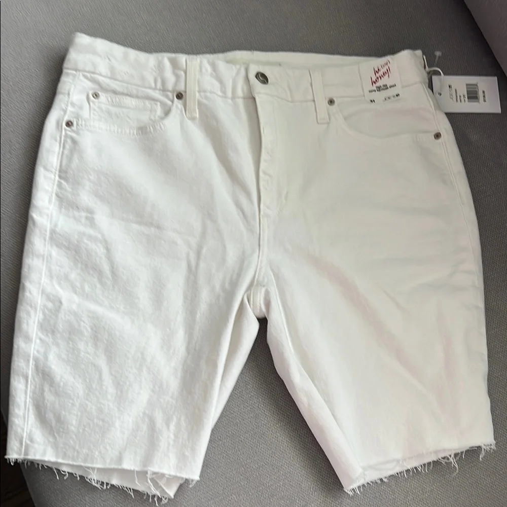 Joes White Denim Shorts